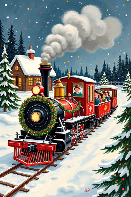 Christmas Eve Illustration by Nancything on Tensor.Art