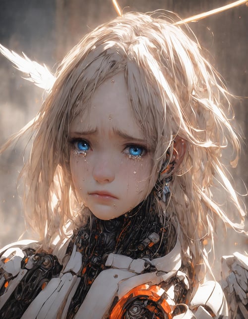 绪儿-哭泣天使【脸模】Crying Angel [face model] by B站绪儿已成精 on Tensor.Art