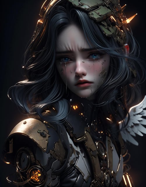 绪儿-哭泣天使【脸模】Crying Angel [face model] by B站绪儿已成精 on Tensor.Art