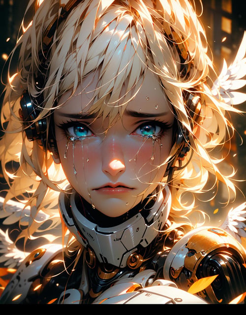 绪儿-哭泣天使【脸模】Crying Angel [face model] by B站绪儿已成精 on Tensor.Art