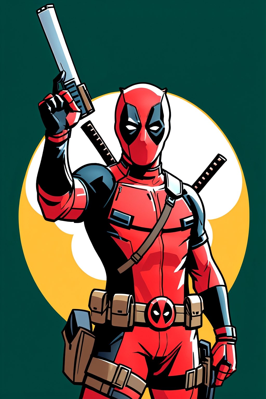  Deadpool character, wallpaper style
