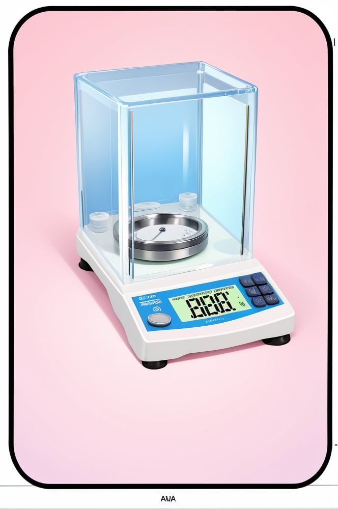 Analytical scale, gradient background color, Loteria