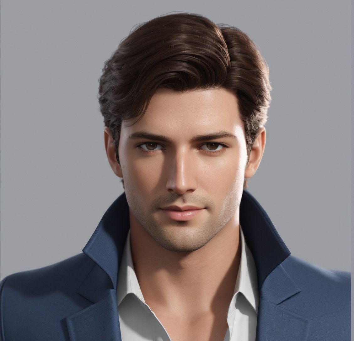 
Generate a realistic Spanish MAN with dark brown hair and brown eyes and white skin and a blue jacket based on these links:
https://www.facebook.com/photo/?fbid=7222619341193542&set=a.7222620204526789, https://www.facebook.com/photo/?fbid=7222619391193537&set=a.7222620204526789, https://www.facebook.com/photo/?fbid=7222619424526867&set=a.7222620204526789, https://www.facebook.com/photo/?fbid=7222619274526882&set=a.7222620204526789, https://www.facebook.com/photo/?fbid=7222617957860347&set=a.7222620204526789, https://www.facebook.com/photo/?fbid=7222619187860224&set=a.7222620204526789, https://www.facebook.com/photo/?fbid=7222618941193582&set=a.7222620204526789, https://www.facebook.com/photo/?fbid=7222619281193548&set=a.7222620204526789