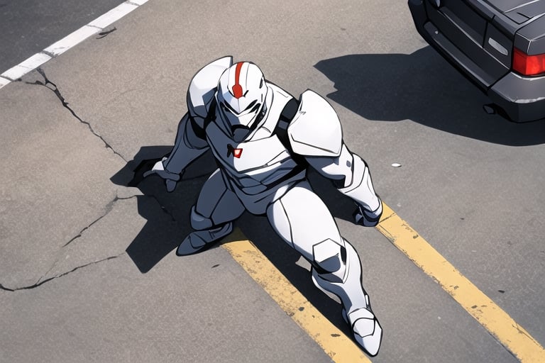 white armor suit
calm sunny day, 4k, slightly elevated camera, streets, (((extreme long shot)))