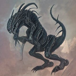 xenomorph alien, biomechanical monster