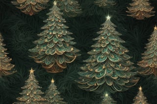 Fractal Christmas Tree, highly detailed