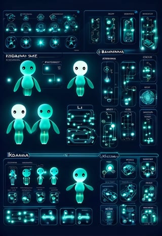 Kodama, bioluminescent, circuits, diagrams, depth
,3l3ctronics