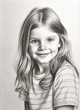 (pencil+detailed drawing):1.2), girl, drawing on paper.