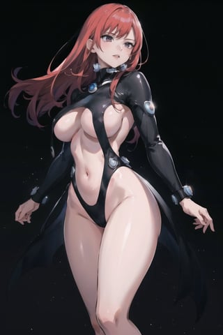(masterpiece, best quality), ultra resolution image, (1girl), (solo),red hair,gantz suit,erza scarlet, mature female, huge breast,full high definition, full hd,pink medium hair, full pink transparent dress, see-through, tokyo landscape, full body, dynamic pose, looking at the vewer, dynamic angle, thighhighs, wide hips,anime,High detailed ,better_hands, ((portrait)) ,erza scarlet,fairy tail
