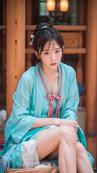 Japanese woman, pure face, thigh, tangdynastyhanfu