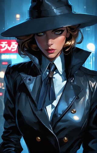 
(masterpiece), best quality, expressive eyes, perfect face,detective lady, wearing leather gloves, (cold look), sharp eyes, side eye, night in the city, (long coat),sleuth,bright golden eyes,















niji6