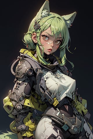 highres, masterpiece, perfect lighting, bloom, cinematic lighting, adult, perfect skin, female, looking at viewer, ahegao, plaguemarine, armor, power armor, skull, slime, add details:1.3,nijilorawolf