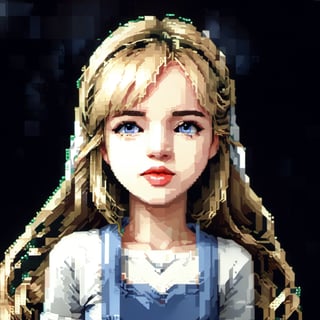 Pixel-art depiction of a girl - low-res, blocky, 8-bit graphics.
,pretopasin,lis4,pixel style