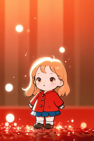 masterpiece, best quality, highres, 1_girl,high quality illustration, (1girl:1.6),BREAKLush Square, Lush Exploration,Premium Generosity,BREAKanalog film, grainy textures, warm tones, nostalgic atmosphere, organic imperfections, classic charm, timeless aesthetics , Line Chibi red, bokeh