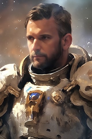 a close up of a person with a hat on, a character portrait, by Tadeusz Pruszkówski, Artstation contest winner, portrait of astronaut, gray beard, mechanic, avatar image, starcraft 2 videogame character, dnd avatar portrait of halfling, single portrait, cosmonaut, an old man, rugged ship captain, strange portrait with galaxy, a character portrait
a character portrait
24%
an ultrafine detailed painting
23%
a detailed painting
21%
a digital painting
20%
a portrait
19%
Artist
inspired by René Auberjonois
inspired by René Auberjonois
23%
by René Auberjonois
23%
inspired by Michael Komarck
22%
by Michael Komarck
22%
by Mór Than
22%
Movement
space art
space art
22%
sots art
20%
antipodeans
20%
photorealism
19%
classical realism
18%
Trending
trending on cg society
trending on cg society
20%
trending on zbrush central
20%
featured on polycount
20%
featured on zbrush central
20%
polycount contest winner
20%
Flavor
closeup portrait of an artificer
closeup portrait of an artificer
27%
detailed character portrait
27%
closeup character portrait
26%
character portrait closeup
26%
art portrait of a space marine
26%
