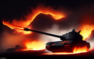 dark theme, in a battlefield, city is berlin, lots of soldiers are defending the town against lots of enemy soldiers and tanks, fire, foggy, reddish, blood, deads, tank destroyed and on fire, aircraft falling with flames in the mid-air