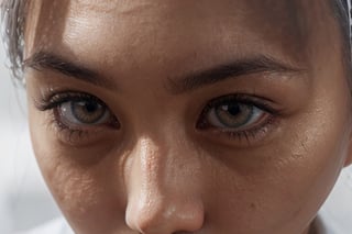 best quality, ultra detailed, ultra realistic, 8k, Indonesian nurse, (nurse_outfit), calming, trustworthy, pov_eye_contact, close up, realistic eyes, detailed eyes, photography, (((closed mouth))), asian eyes.