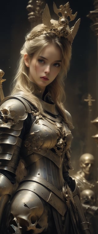 breathtaking ethereal RAW photo of female ((athena, god with a scepter in from of an altar, golden armor

 )), dark and moody style, perfect face, outstretched perfect hands . masterpiece, professional, award-winning, intricate details, ultra high detailed, 64k, dramatic light, volumetric light, dynamic lighting, Epic, splash art .. ), by james jean $, roby dwi antono $, ross tran $. francis bacon $, michal mraz $, adrian ghenie $, petra cortright $, gerhard richter $, takato yamamoto $, ashley wood, tense atmospheric, , , , sooyaaa,IMGFIX,Comic Book-Style,Movie Aesthetic,action shot,photo r3al,bad quality image,oil painting, cinematic moviemaker style,Japan Vibes,H effect,koh_yunjung ,koh_yunjung,kwon-nara,sooyaaa,colorful,bones,skulls,armor,han-hyoju-xl
,DonMn1ghtm4reXL, ct-nijireal