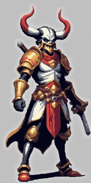 16-bit pixel art, Game Characters, Cavalier, dungeons_&_dragons, pixel games, pixel