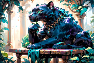 In the style of digital illustration, envision a panther man peacefully napping with his head resting on a table, inspired by the whimsical and surreal world of Salvador Dali, where reality intertwines with dreams, featuring vibrant colors and surreal elements to add a touch of magic to the scene.

300 DPI, HD, 8K, Best Perspective, Best Lighting, Best Composition, Good Posture, High Resolution, High Quality, 4K Render, Highly Denoised, Clear distinction between object and body parts, Masterpiece, Beautiful face, 
Beautiful body, smooth skin, glistening skin, highly detailed background, highly detailed clothes, 
highly detailed face, beautiful eyes, beautiful lips, cute, beautiful scenery, gorgeous, beautiful clothes, best lighting, cinematic , great colors, great lighting, masterpiece, Good body posture, proper posture, correct hands, 
correct fingers, right number of fingers, clear image, face expression should be good, clear face expression, correct face , correct face expression, better hand position, realistic hand position, realistic leg position, no leg deformed, 
perfect posture of legs, beautiful legs, perfectly shaped leg, leg position is perfect,
,2d game scene