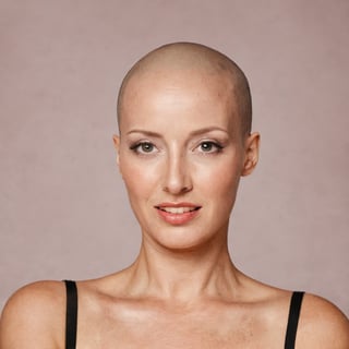 bald woman
