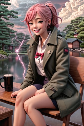 DonMl1ghtning,Homework Desk,Thick Coat CG Style,GirlfriendMix_v1girl cutegirl ,hotface ,happy,sitting in park,cloudy weather
,in japan