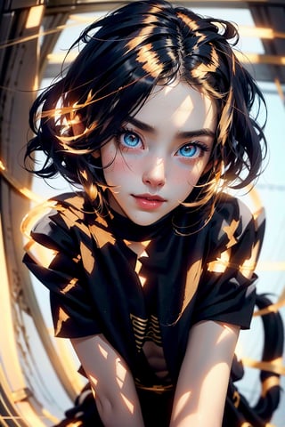 (1girl, full body), beautiful Korean woman, Cropped vest top, skinny pants (Cute Loose Bob hair:1. 5), (cat ears:1. 5), (red lips), (medium breasts), (eyelashes, aegyo sal), (flowing hair, bright smile), (college, immersive background), (volumetric haze), (global illumination, dynamic lighting, best illumination, volumetric lighting), (detailed face, beautiful detailed eyes, symmetrical eyes), (hyperrealism, photorealism, realistic, photo-realistic), (photon mapping, physically-based rendering), ,Detailedface