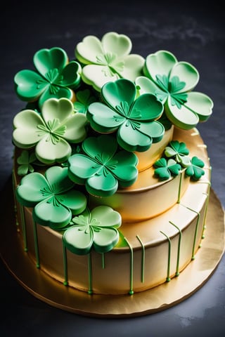 score_9, score_8_up, score_7_up, score_6_up, score_5_up, score_4_up, (Masterpiece, Best Quality:1.5), 
High-end and gorgeous clover cake, 