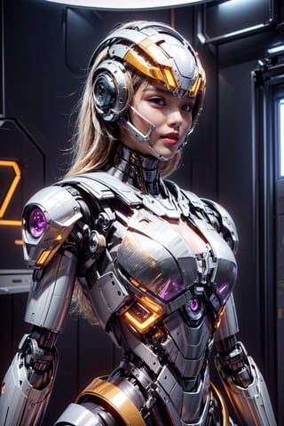 ((high resolution)), ((8K)), ((incredibly absurdres)), break. (super detailed metallic skin), (an extremely delicate and beautiful:1.3), break, ((1robot:1.5)), ((slender body)), (medium breasts), (beautiful hand), ((metallic body:1.3)), ((cyber helmet with full-face mask:1.4)), break. ((no hair:1.3)) , (blue glowing lines on one's body:1.2), break. ((intricate internal structure)), ((brighten parts:1.5)), break. ((robotic face:1.2)), (robotic arms), (robotic legs), (robotic hands), ((robotic joint:1.2)), (Cinematic angle), (ultra-fine quality), (masterpiece), (best quality), (incredibly absurdres), (highly detailed), high res, high detail eyes, high detail background, sharp focus, (photon mapping, radiosity, physically-based rendering, automatic white balance), masterpiece, best quality, ((Mecha body)), furure_urban, incredibly absurdres, science fiction, Fire Angel Mecha,Golden Warrior Mecha,Green Crystal Mecha,Red mecha,Mecha,Cyberpunk,robotic hands,Pink Mecha