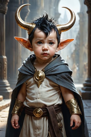 golden ratio,  a baby boy dressed in costumes with horns and horns on their heads, black hair,  wizard art,  a detailed painting,  fantasy,  (art  by justin gerard:1.3)  and greg rutkowski,  neutral colors,  (hdr:1.3),  (muted colors:1.2),  (intricate),  (artstation:1.2),  hyperdetailed,  dramatic,  intricate details,  cinematic,  detailed, ,  abstract beauty,  approaching perfection,  delicate face,  dynamic,  highly detailed,  digital painting,  artstation,  concept art,  smooth,  sharp focus,  illustration,  art by Carne Griffiths and Wadim Kashin,  kids story book style,  muted colors,  watercolor style
, detailmaster2, , , , , 
,Movie Still,detailmaster2