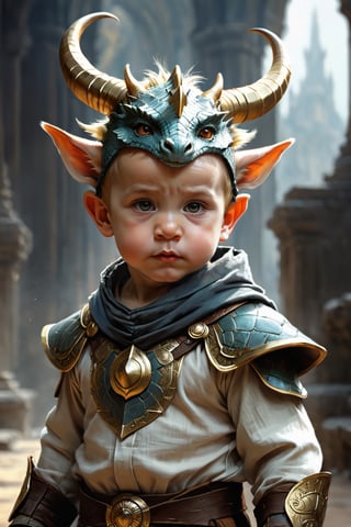 golden ratio,  a baby boy dressed in costumes with horns and horns on their heads,  dragon art,  a detailed painting,  fantasy,  (art  by justin gerard:1.3)  and greg rutkowski,  neutral colors,  (hdr:1.3),  (muted colors:1.2),  (intricate),  (artstation:1.2),  hyperdetailed,  dramatic,  intricate details,  cinematic,  detailed, ,  abstract beauty,  approaching perfection,  delicate face,  dynamic,  highly detailed,  digital painting,  artstation,  concept art,  smooth,  sharp focus,  illustration,  art by Carne Griffiths and Wadim Kashin,  kids story book style,  muted colors,  watercolor style
, detailmaster2, , , , , 
,Movie Still,detailmaster2