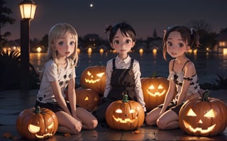 4girls, immatsuri | immiu | imchika | imana
Holloween, ghosts, pumpkin