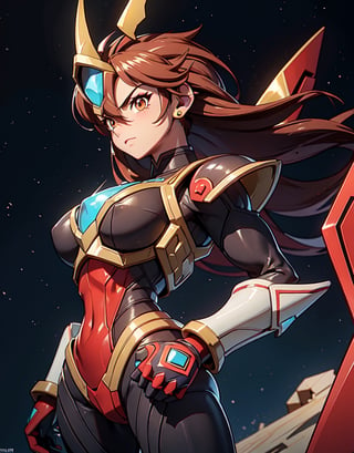 8k, ultra sharp, European and American man, A fashion model, red and cerulean shadow armor megaman x6:1:9, hyper ultra mega armor full power:1.9, Laminated homogeneous shielding, tech, strong, warrior, space, war, full, imperial, buster, Glamour, paparazzi taking pictures of her, Brown hair, Brown eyes, 8K, High quality, Masterpiece, Best quality, HD, Extremely detailed, voluminetric lighting, Photorealistic,perfecteyes,3DMM,valsione r,DonMCyb3rN3cr0XL  ,rfktr_technotrex
