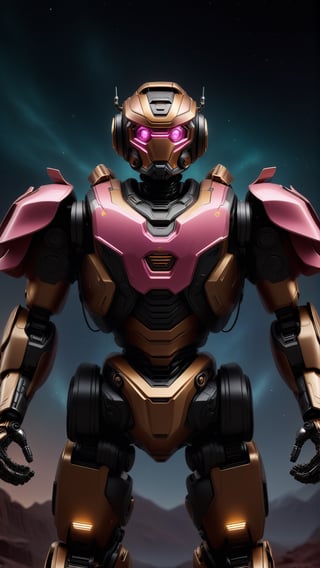 robot high-tech, futuristic:1.5, sci-fi:1.6, (garnet, pink and cream color:1.9), (full body:1.9), sophisticated, ufo, ai, tech, unreal, luxurious, hyper strong armor, Advanced technology of a Type V, epic high-tech futuristic city back ground

PNG image format, sharp lines and borders, solid blocks of colors, over 300ppp dots per inch, 32k ultra high definition, 530MP, Fujifilm XT3, cinematographic, (photorealistic:1.6), 4D, High definition RAW color professional photos, photo, masterpiece, realistic, ProRAW, realism, photorealism, high contrast, digital art trending on Artstation ultra high definition detailed realistic, detailed, skin texture, hyper detailed, realistic skin texture, facial features, armature, best quality, ultra high res, high resolution, detailed, raw photo, sharp re, lens rich colors hyper realistic lifelike texture dramatic lighting unrealengine trending, ultra sharp, pictorial technique, (sharpness, definition and photographic precision), (contrast, depth and harmonious light details), (features, proportions, colors and textures at their highest degree of realism), (blur background, clean and uncluttered visual aesthetics, sense of depth and dimension, professional and polished look of the image), work of beauty and complexity. perfectly symmetrical body.

(aesthetic + beautiful + harmonic:1.5), (ultra detailed face, ultra detailed eyes, ultra detailed mouth, ultra detailed body, ultra detailed hands, ultra detailed clothes, ultra detailed background, ultra detailed scenery:1.5),

3d_toon_xl:0.8, JuggerCineXL2:0.9, detail_master_XL:0.9, detailmaster2.0:0.9, perfecteyes-000007:1.3,DonMWr41thXL:0.8,LuxTechAI,abyssaltech ,DonMASKTexXL 