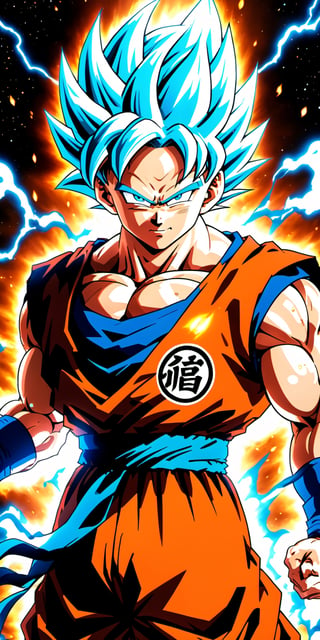 We can visualize the iconic character from the animated series Dragon Ball, Goku, in his maximum ultra instinct transformation, his hair, eyebrows and eyes pearl gray, with his characteristic orange suit. Flashes of light and electricity surround his entire body, a white glow. smiling. His ki is immense and mystical. His look is calm and satisfied. He is at the culmination of a great battle for the fate of his universe, and you can see his injured body. He is prepared to attack with one of his classic poses. The quality of the image and the details have to be worthy of one of the most famous characters in the entire history of anime and honor him as he deserves. which reflects the design and details style of the great Akira Toriyama.

athletic body. perfect hands and arms. perfectly detailed, defined and symmetrical eyes. highly detailed skin, textured skin, definite body features, detailed shadows, narrow waist. incredible face detail.

16k, masterpiece, best quality, 2D, Extremely detailed, voluminetric lighting, anime, cartoon

clothing,Zombie,lineart,Anime ,3d toon style,line anime,more detail XL,SDXLanime:0.8,LineAniRedmondV2-Lineart-LineAniAF:0.8,EpicAnimeDreamscapeXL:0.8,ManimeSDXL:0.8,Midjourney_Style_Special_Edition_0001:0.8,animeoutlineV4_16:0.8,perfect_light_colors:0.8,LineAniAF,CuteCartoonAF,Girl,Color