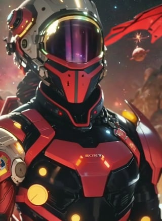 Highly detailed RAW color Photo, Rear Angle, Full Body, of (female space soldier, wearing vivid dark red and white space suit, helmet, tined face shield, re-breather, accentuated booty), outdoors, (looking up at advanced alien structure), toned body, big butt, (sci-fi), (mountains:1.1), (lush green vegetation), (two moons in sky:0.8), (highly detailed, hyperdetailed, intricate), (lens flare:0.7), (bloom:0.7), particle effects, raytracing, cinematic lighting, shallow depth of field, photographed on a Sony a9 II, 50mm wide-angle lens, sharp focus, cinematic film still from Gravity 2013, (NSFW)