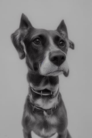 a portrait of a dog