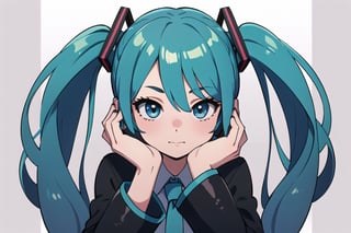 ((masterpiece,best quality)) , (masterpiece, best quality, highres:1.3), ultra resolution, 1girl, <Hatsune Miku>