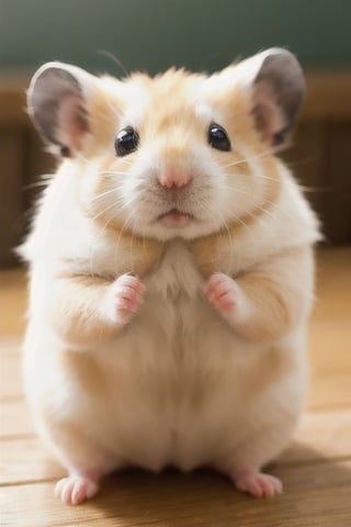 hamster wearing  shirt, no human,White Hamster,cutie,Detail,white wings,white 
