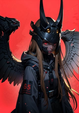 Red eyes, evil, golden, shiny, gold hair,High detailed ,midjourney,perfecteyes,Color magic,urban techwear,hmochako,better witch,witch, witch,Long hair,free style,horror (theme)