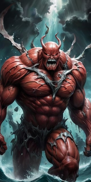 The Abyssal Titan Awoken from the depths of a dark ocean planet, a colossal titan emerges. Its body is a patchwork of grotesque features—eyes of different shapes and sizes, mouths that gnash with jagged teeth, and limbs ending in razor-sharp appendages. It moves with a slow, purposeful gait, leaving destruction in its wake.
