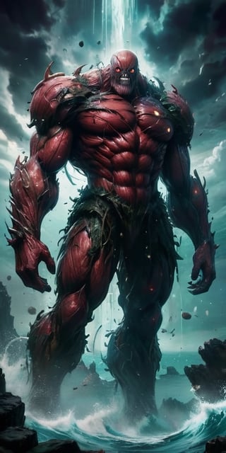 The Abyssal Titan Awoken from the depths of a dark ocean planet, a colossal titan emerges. Its body is a patchwork of grotesque features—eyes of different shapes and sizes, mouths that gnash with jagged teeth, and limbs ending in razor-sharp appendages. It moves with a slow, purposeful gait, leaving destruction in its wake.
