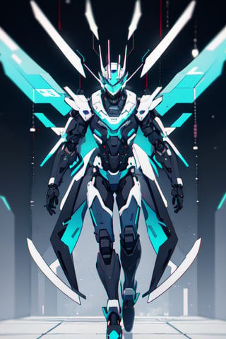 masterpiece, best quality, photorealistic, complex_background, a boy with half mask, glowing eyes, full body, engulfed in abyssaltech mist, style-swirl_magic, dim light, turquoise color scheme, dark energy, ethereal, see through,Movie Still,mecha,cyborg style,candystyle,Glitching,futureaodai