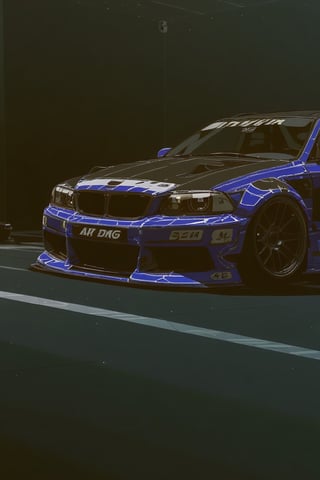 photograph BMW E46 M3 Coupe GTR Widebody Kit, NFS 2005 style decals, BMW blue, detailed number plate, cinematic 4k epic detailed 4k epic detailed photograph shot on kodak detailed bokeh cinematic hbo dark moody
,SD 1.5,<lora:659095807385103906:1.0>