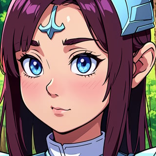 a sserafimsakura, perfect eyes, (ultra realistic:1.5), (standing in forest:1.2), (close-up photo:1.5), (black paladin armor:1.2), (intricate:1.2), (looking at camera:1.2), (best quality:1.2),girl