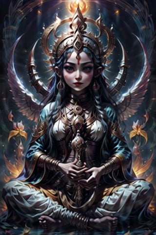 Saraswati, Hindu goddess.
