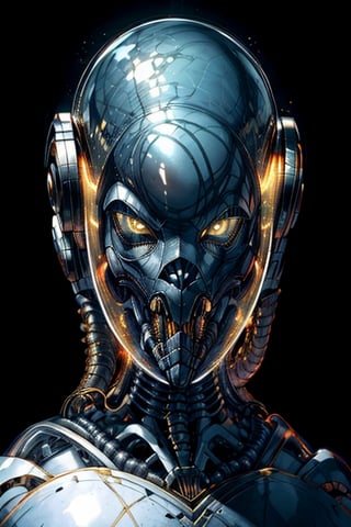  an otherworldly realm where an awe-inspiring Xenomorph alien takes center stage. Against the backdrop of an alienated landscape, the creature stands tall and imposing, its sleek black exoskeleton glistening with an otherworldly sheen.

The Xenomorph's elongated head, adorned with intricate biomechanical details, gazes out into the horizon with haunting phosphorescent yellow eyes, hinting at the depths of its extraterrestrial intelligence.

Surrounded by the surreal beauty of the alien landscape, you'll witness a kaleidoscope of vibrant planets, each displaying distinct colors and patterns in the distant sky. The planets seem to dance in harmony, forming a cosmic ballet that adds to the ethereal atmosphere of the scene.

The landscape itself is a mesmerizing tapestry of unique and bizarre elements, with towering rock formations taking on extraordinary shapes and bioluminescent flora illuminating the alien terrain with an otherworldly glow.(Zoomed In)

As the Xenomorph stands as a formidable guardian of this enigmatic realm, the contrast between its nightmarish appearance and the exquisite beauty of the alienated landscape creates an intriguing juxtaposition that beckons viewers to explore the depths of this extraordinary universe.

This ultra UHD picture invites you to lose yourself in the stunning details and immerse yourself in the mysterious allure of the unknown, where the Xenomorph's eerie presence stands as a testament to the boundless creativity of the cosmos.