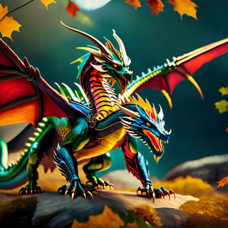 (((full_body))), Photo of a dragon with a pair of wings and a knight, Hyper-detailled, 32k, Super High definition, Vibrant Colors, Soft focus, Ultra Smooth,Soft natural look, Full shot, photorealistic, realism, film still, cinematic shot, dreamwave, aesthetic, action_pose,Movie Still,photo r3al,gemsdragon