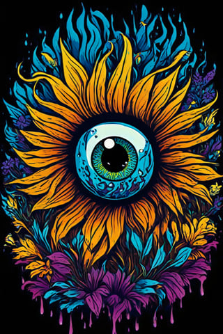 Leonardo Style, illustration,Centred vector art, high contrast, Well-defined black lines, jungle full of tropical flowers  At night With blooming místic eye hidden in the bushes  ,Kensuke Takahashi  style, intense dark colors , LSD trip style , black flat background, Centred vector art, , style,Bluey Style,dfdd,6000,vector art illustration,Magical Fantasy style,
,Beautiful Eyes,dripping paint,,aw0k straightsylum, Style,pretopasin,abstract,traditional media