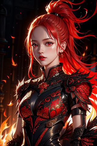 2.5D drawing, sexy 18 year old girl wearing flame clothing, flame hair, red clothes, burning, lightshow, (visual art, abstract:1.2), fantasy, (photorealistic:1.3), (intricate details:1.5), shallow depth of field, bokeh, Digital illustration, Fantasy
,AgoonGirl,1 girl,Science Fiction
